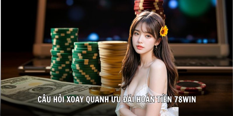 Câu hỏi xoay quanh ưu đãi hoàn tiền 78Win
